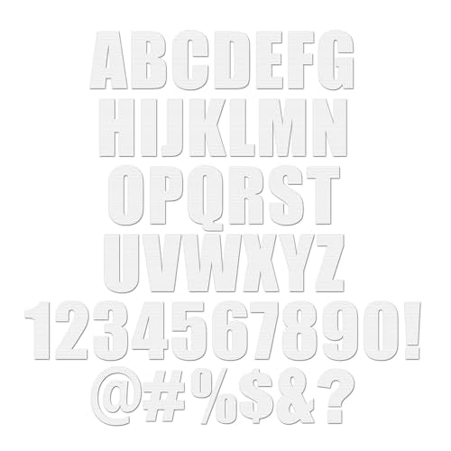 24-Inch Waterproof Decorative Letters and Numbers for Wall Decor