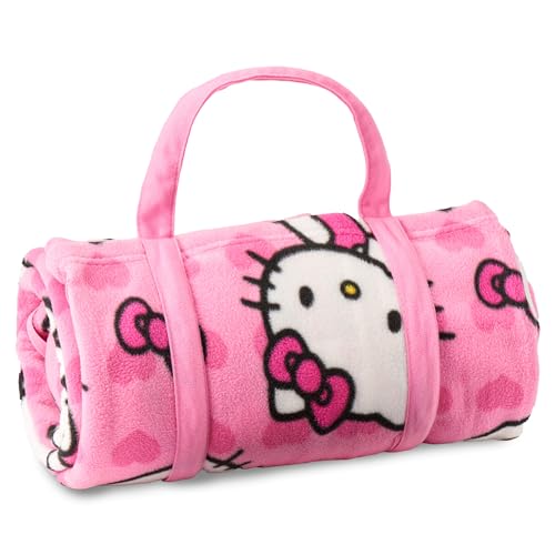 I Love Pink Nap Sac with Attached Pillow for Preschool & Daycare