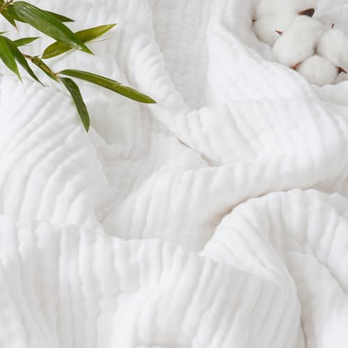 Cooling Muslin Blanket King Size - Soft & Breathable for Summer
