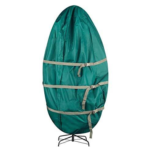 7.5 ft Elf Stor Upright Christmas Tree Storage Bag, Green – 35x75 in, 600D