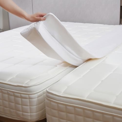 Extra Wide Bed Bridge Twin to King Converter with Washable Cover - 80x12"