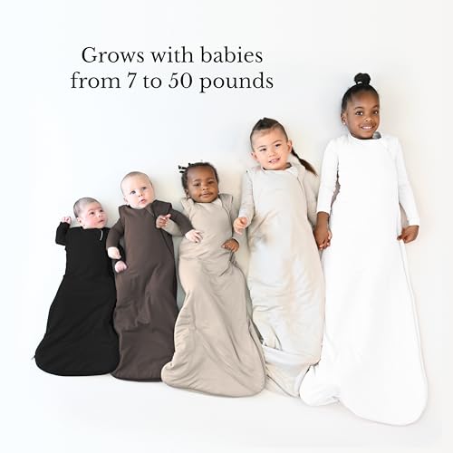 KYTE BABY Bamboo Sleep Bag 1.0 TOG Wearable Blanket with Dual Zipper