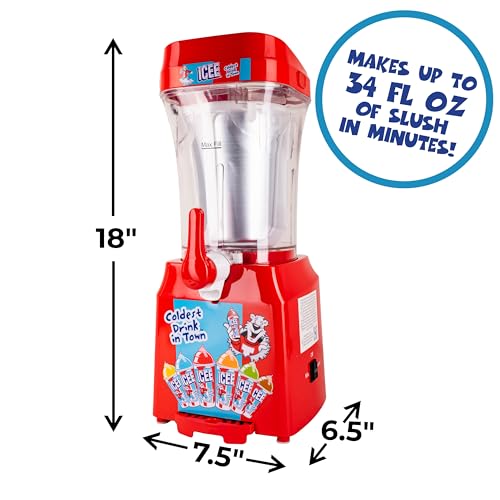 Fizz Creations ICEE Slushie Machine - Makes 34 fl oz, Officially Licensed