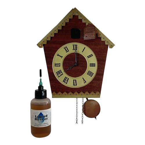 Liquid Rescue Synthetic Clock Oil - Lubricant for Grandfather & Wall Clocks