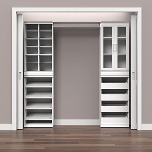 ClosetMaid Modular Closet Collection Shelf and Hang Rod Accessory Kit, 36-Inch Shelf and Adjustable Hang Rod Kit