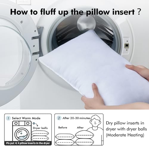 MIULEE 14x36 Synthetic Down Alternative Lumbar Pillow Insert Form