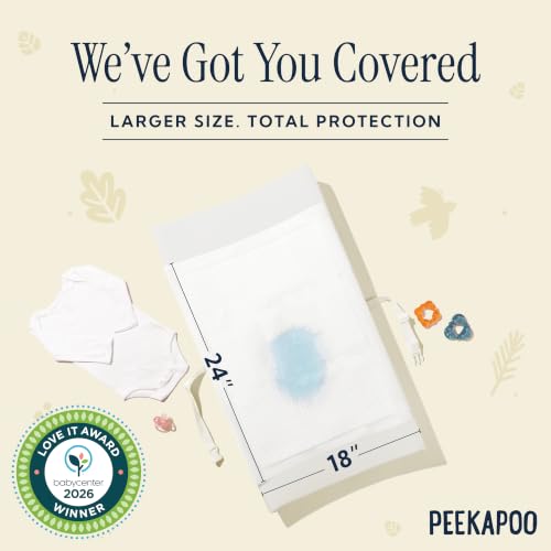 Disposable Baby Changing Pad Liners 50 Pack 24 x 18 Inch Waterproof