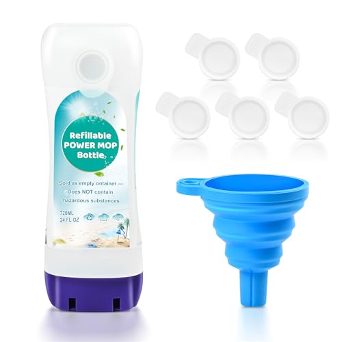Refillable Floor Cleaner Solution Bottle for Power Mops - 720ml / 24 oz