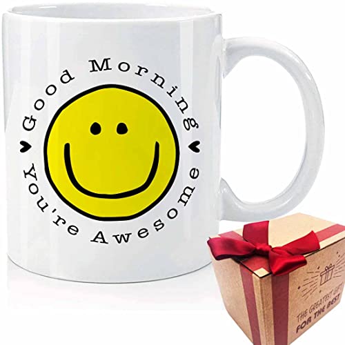 You Are Awesome Birthday Mug – Inspirational Gift for Women, Men, Teachers & Co-workers
