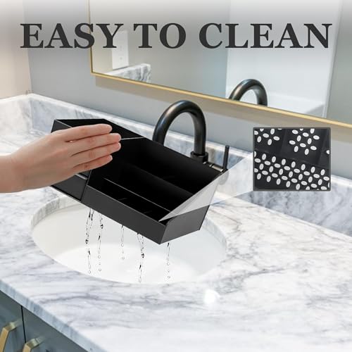 Large Mens Cologne Organizer with 7 Compartments & Drawers - Turesmith