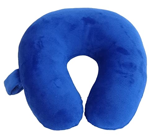 Kids Travel Neck Pillow - Soft Microfiber Support for Airplane & Car Rides