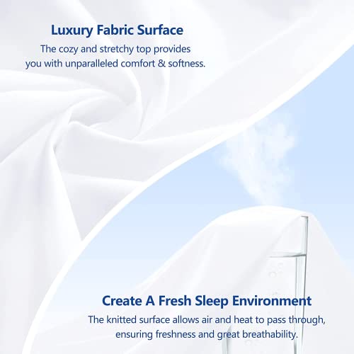 Waterproof Duvet Protector Cover - Breathable & Washable Queen Size