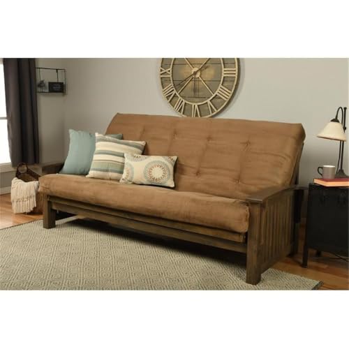Queen Size Solid Hardwood Futon Frame and Mattress Set