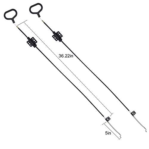 Universal Recliner Cable Replacement with D-Ring Pull Handle (2 Pack)