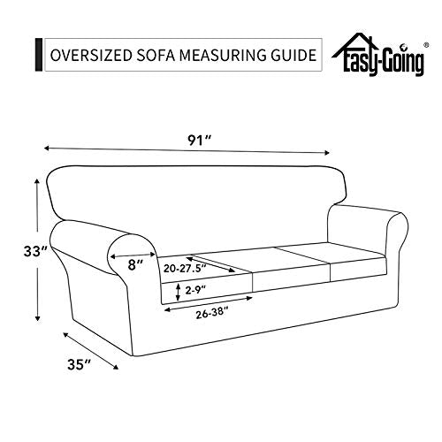 Oversized Stretch Couch Cover for Dogs - Washable Sofa Slipcover