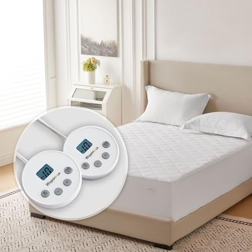 Heated Mattress Pad Queen Size with 10 Heat Settings & Dual Control