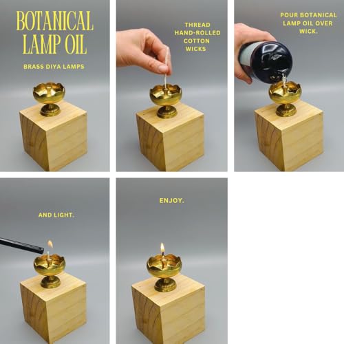 Plant-Based Botanical Lamp Oil | Paraffin & Petroleum-Free Fuel