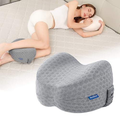 Ergonomic Heart-Shaped Knee Pillow - Memory Foam for Side Sleepers