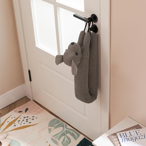 Weighted Door Draft Stopper - 38 Inch Decorative Dog Draft Blocker
