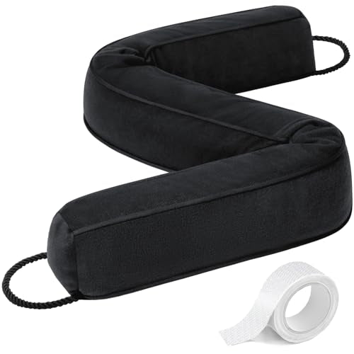 38-Inch Weighted Under Door Draft Stopper - Heavy Duty Wind Blocker