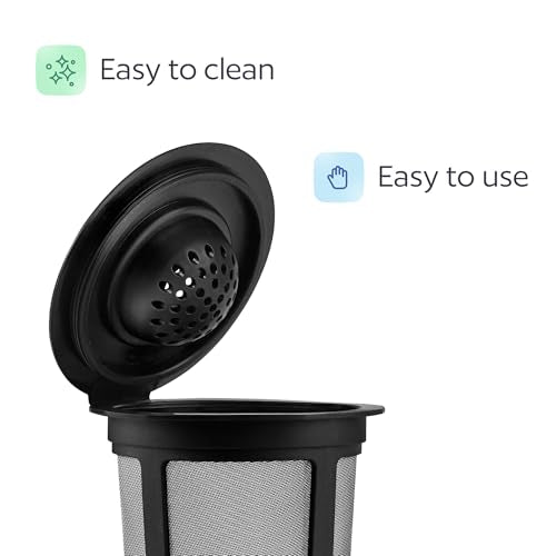 4-Pack Reusable Single-Serve Coffee Pod Filters with Stainless Steel Mesh