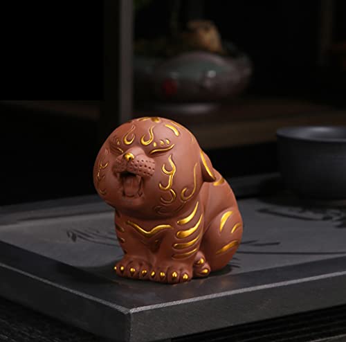 Hoobar Turtle Ceramic Tea Pet - Lucky Yixing Zisha Tea Accessories for Tea Fans