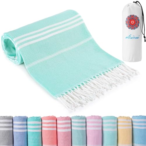 Antfuny Oversized Turkish Beach Towel Quick Dry Sand Free XL Bath Towel