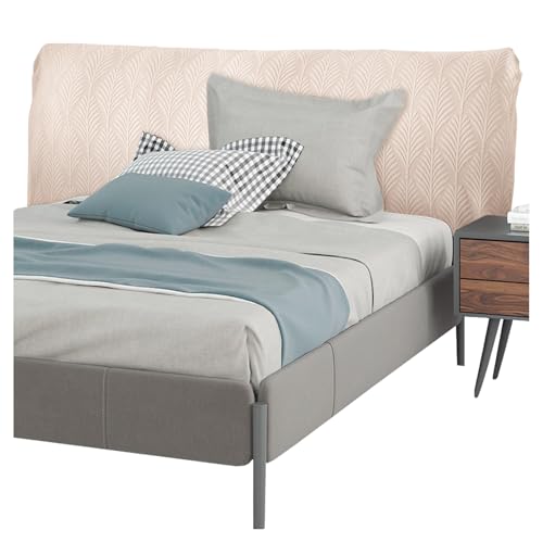 Stretch Headboard Protector Cover for King Size Bed - Beige
