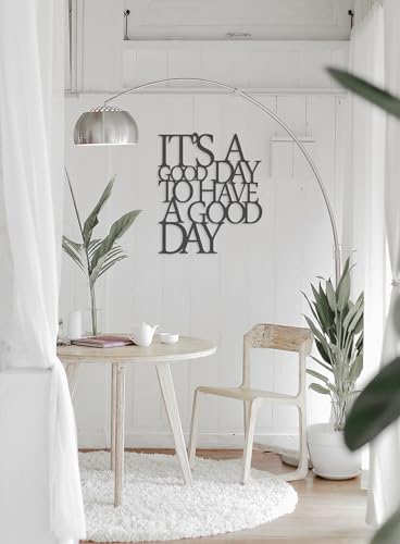Motivational Metal Wall Art - It's A Good Day Inspirational Wall Decor