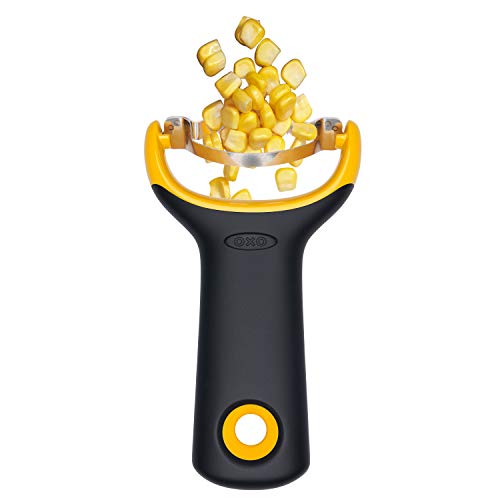Stainless Steel Corn Peeler & Kernel Stripper with Ergonomic Handle