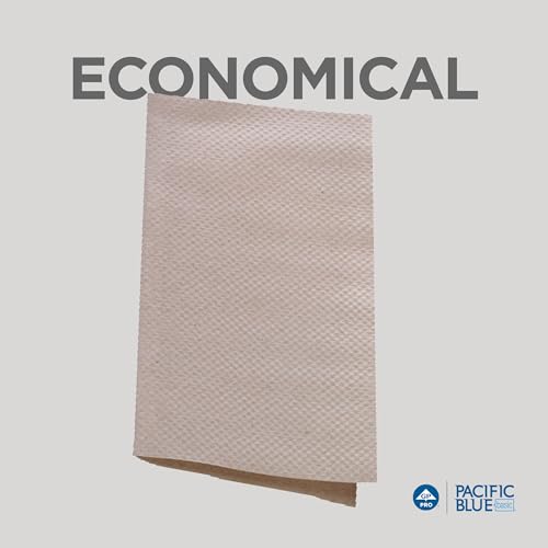 Brown Recycled Singlefold Paper Towels, 9.2 x 10.2 Inches, 4000 Count Case