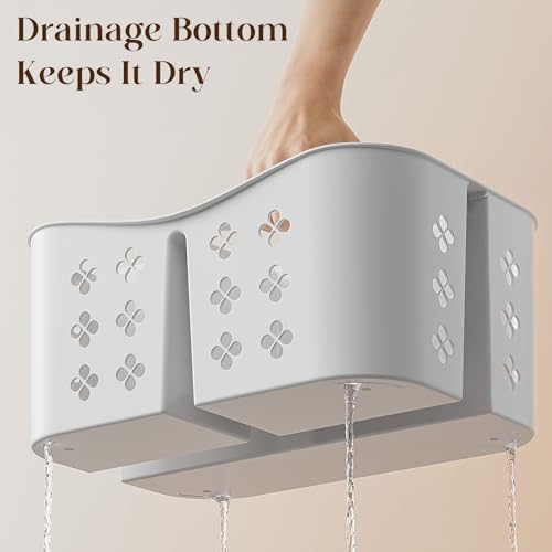 Portable Shower Caddy with Handle Large Capacity Bathroom Storage Tote