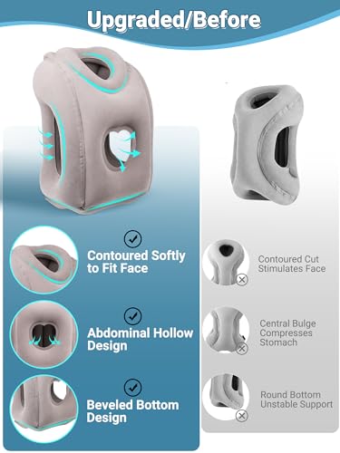 Inflatable Travel Pillow for Airplane - Comfortable Neck Support