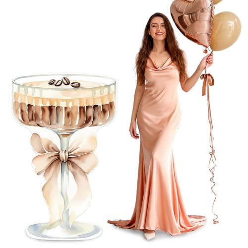 4ft Espresso Martini Cardboard Cutout A Tini Bit Older Birthday Party Decor