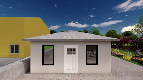 20'x20' ADU Architectural Design Plans - Printed Concept Layout Set
