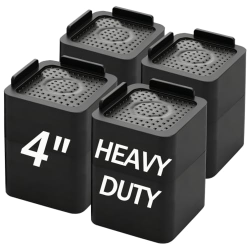 Heavy Duty Bed Risers - Adjustable Stackable Furniture Lifts