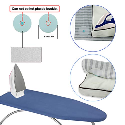 Iron-On Duvet Snaps 16 Pack for Secure Comforter Fixation