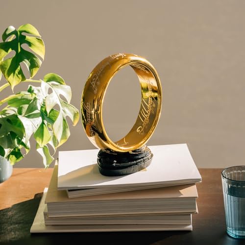 Fantasy Ring Table Lamp - Decorative Desk Light with Warm Lighting