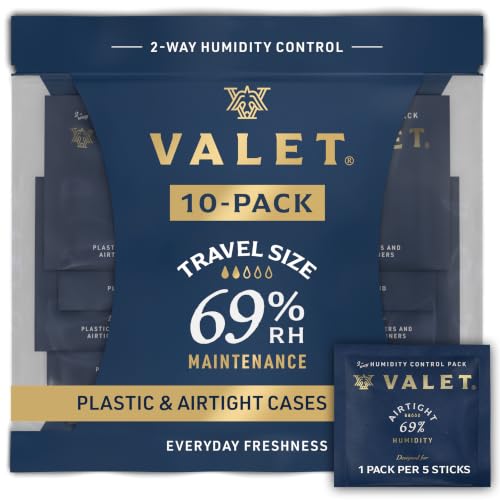 Two-Way Humidity Control Packs 69% for Travel Containers 8g 10-Pack