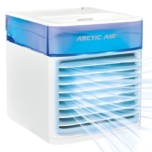 Portable Evaporative Air Cooler with Hydro-Chill Technology & LED Light