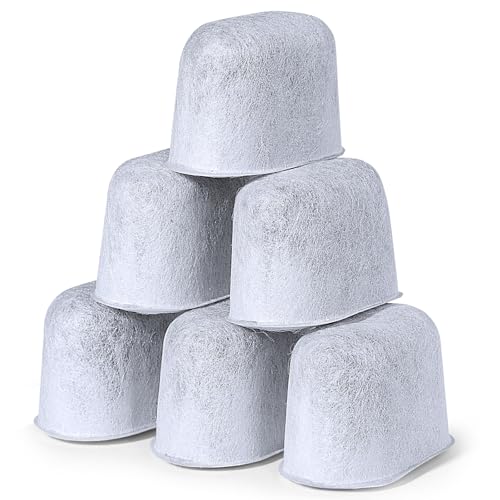 Coffee Maker Water Filter Replacement Cartridges - 6 Pack Activated Charcoal