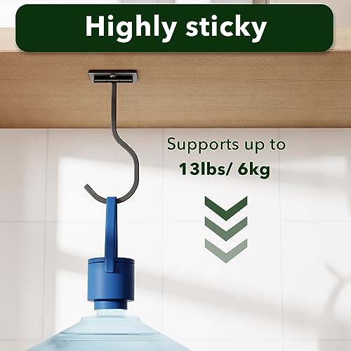 Foldable Adhesive Banana Hook for Under Cabinet Kitchen Organizer