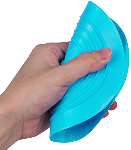 2PCS Silicone Bathtub Drain Stopper & Hair Catcher - 6 Inch
