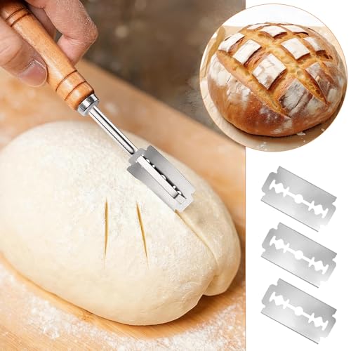 40-Piece Bread Lame Replacement Blades, Stainless Steel Sourdough Scorer