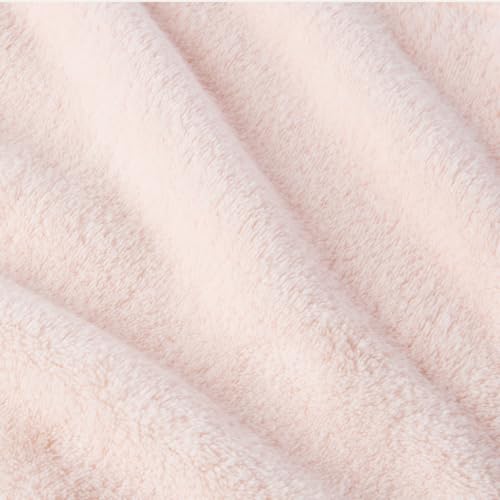 Amazon Basics Microfiber Hair Towel Wrap 3-Pack - Quick Dry, Soft, Recycled Material, White/Grey/Pink