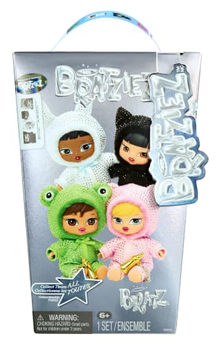 Bratziez Bling Seriez 8-Inch Plush Blind Box Collectible with Charm Clip