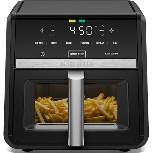 9-Quart XL Digital Air Fryer with Viewing Window & 7-in-1 Functions