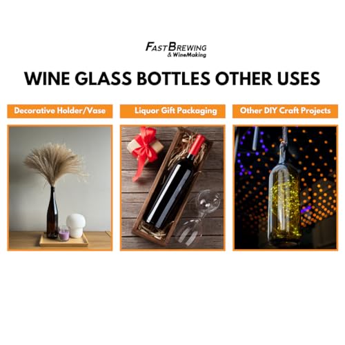 Green Wine Bottles 750ml Bordeaux 12-Pack for Winemaking and Storage