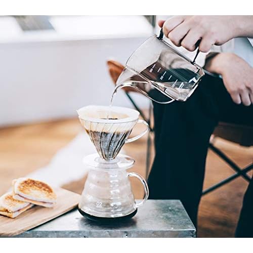 Hario V60 "Air" Drip Kettle, 350ml, Clear Black