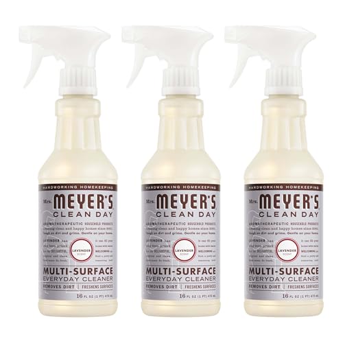 Mrs. Meyer's Multi-Surface Everyday Cleaner, Lavender, 16 Fl Oz, 3 Pack